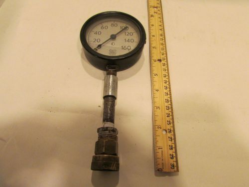 Vintage ASHCROFT AMERICAN Bridgeport Ct USA 160 PSI Pressure Gauge  Works Great