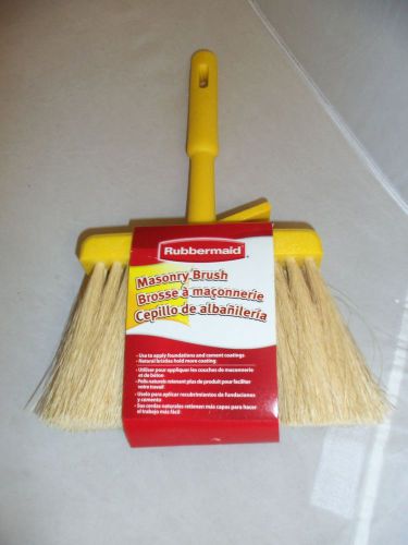 RUBBERMAID MASONRY BRUSH FOUNDATION/CEMENT COATING X181-12 NEW DISCONTINUED ITEM