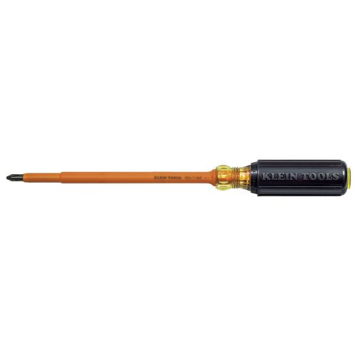 Klein 603-7-INS Insulated #2 Phillips-Tip - 7&#034; Round-Shank Screwdriver