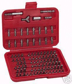 New 100Pce Security Screw Bit Set (Free Postage)