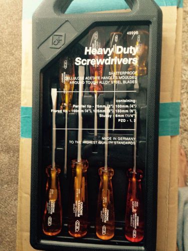 CK HEAVY DUTY CHROME VANADIUM POZI &amp; SLOTTED SCREWDRIVER SET 4999B