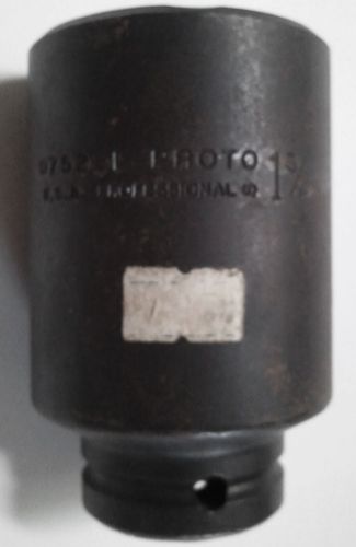 Proto 1 3/8&#034; Deep Impact Socket USA Professional 07528L