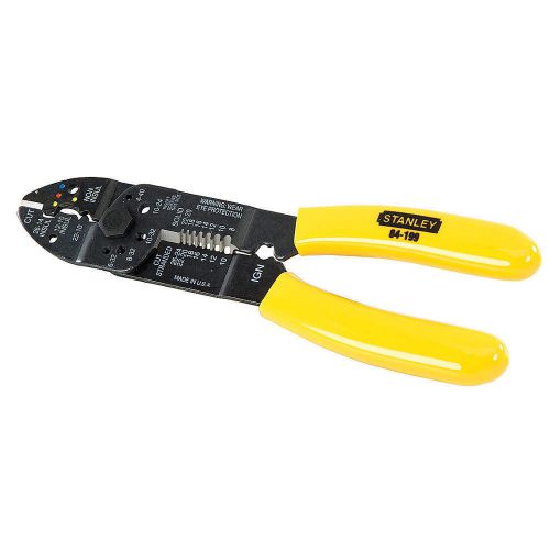 Wire Stripper/Crimper, 8 In, 10-26AWG