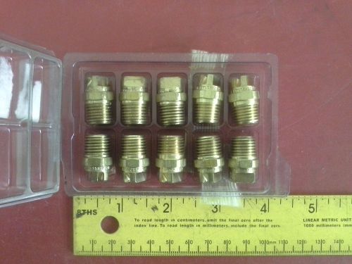 SPRAYING SYSTEMS H1/4VV 8003 BRASS NOZZLE SPRAY TIP NEW LOT OF 10