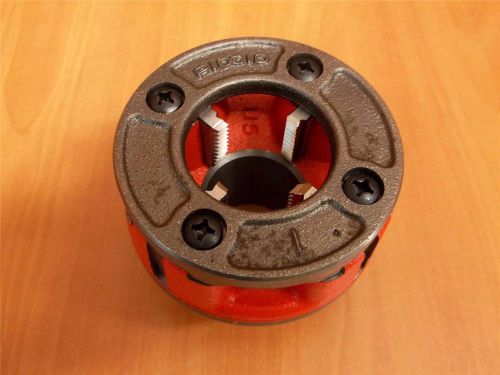 1&#034; Ridgid Die 00-R Threading Die Head Complete U.S.A