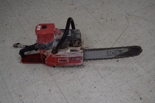 ICS  633GC CONCRETE GAS CHAIN SAW Used w/chain