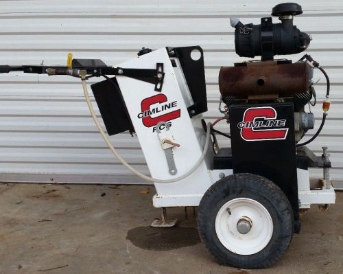 Cimline PCS-25 Pavement Crack Saw Kohler 25 HP Gasoline Engine Asphalt Concrete