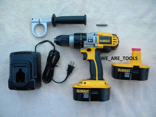 Dewalt dcd970 18v hammer drill,2 dc9096 battery, charger 18 volt xrp hammerdrill for sale