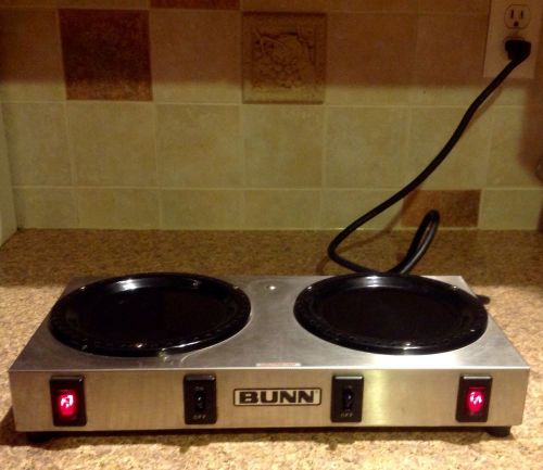 Bunn Double Burner WX2 Warmer Stainless Steel Coffee