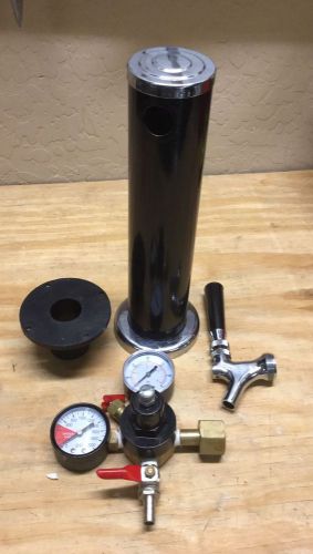 2.5&#034; Kegerator Tower, Regulator, Faucet and Adapter