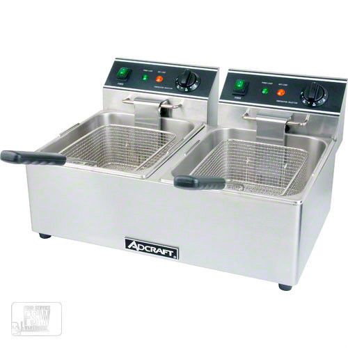 ADCRAFT (DF-6L/2) Double Tank Commercial Deep Fryer