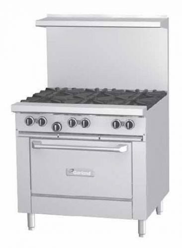 New garland g36-6r g series 36&#034; restaurant range 6 burners with oven for sale