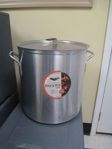 40 Qt Stock Pot w/Lid Cover 10 Gallon Vollrath 67540 Wear-Ever Kitchen NEW!