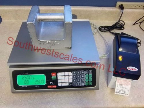 Torrey PC40L Price Computing Deli Meat Scale w/ Godex DT2 Label Printer-SHI