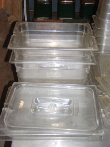 Lexon Restaurant 1/2 Size Prep Table Containers And Lids