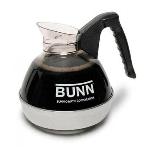 BUNN 6100.0124 POUR-0124 Coffee Decanter 64 oz. with Black Handle (24 Pack)
