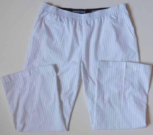 DICKIES SCRUB NURSES SCRUBS UNIFORMS PIN STRIPED  PANTS SZ XLP