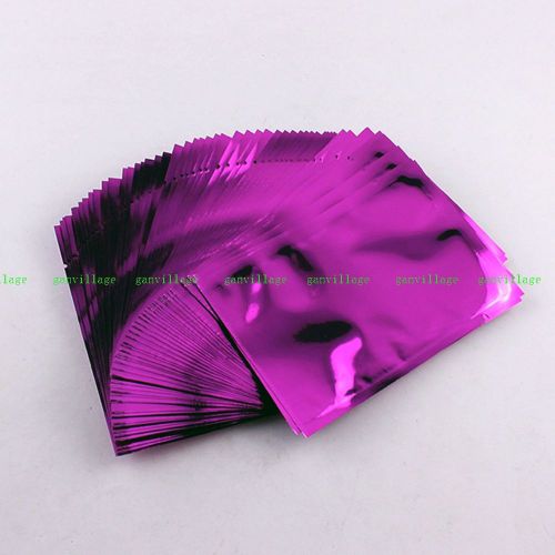 100pcs open-top esd anti-static shielding storage foil bags 9x13cm fuchsia new for sale