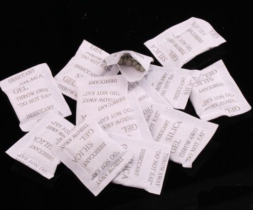 Hot Sale 1 Gram Silica Gel Packets Desiccants Ship Dry 100packs 4x3.4cm