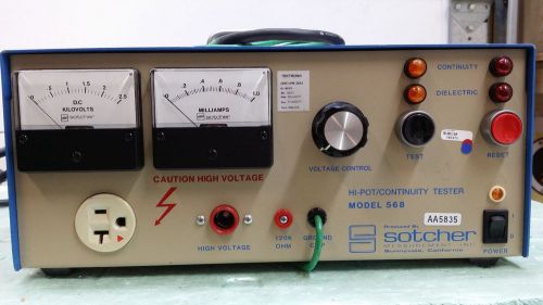 Sotcher Measurement 568 Hi-Pot/Ground Bond Tester