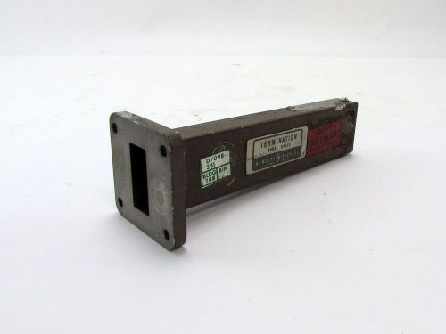 HP / Agilent H910A Waveguide WR-112 Termination, 7.05-10.0 GHz