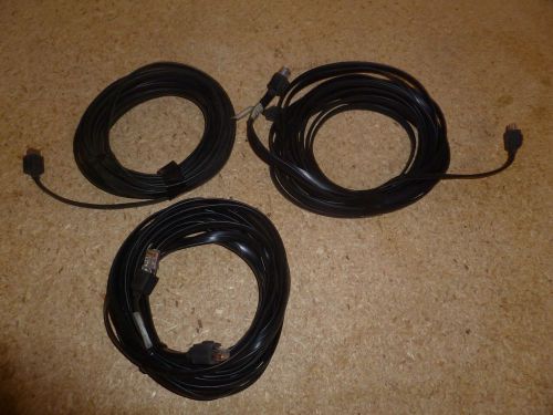 THREE Motorola RKN4079A CDM750 1250 1550 Two Way Radio Remote Head Cable