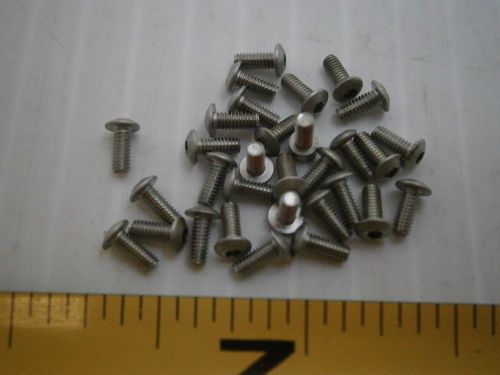 1-72 3/16 button butt socket soc cap stainless machine screw lot of 400 #1279 for sale