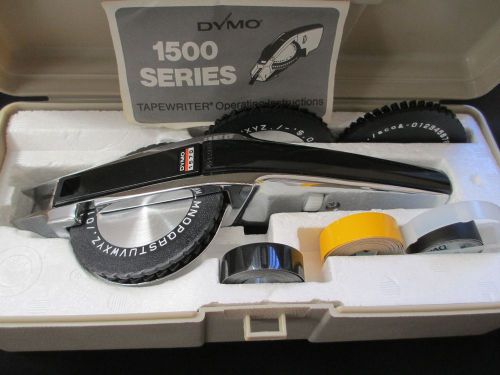Dymo tapewriter 1500 series for sale