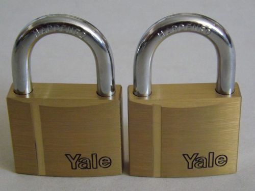 2 X YALE PADLOCK KEYED ALIKE 40MM HIGH QUALITY LOCK LOCKSMITH SAME KEY