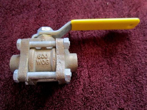 (NEW) Apollo Conbraco CII ( ID:5/8&#034; )Brass Ball Valve  600 WOG