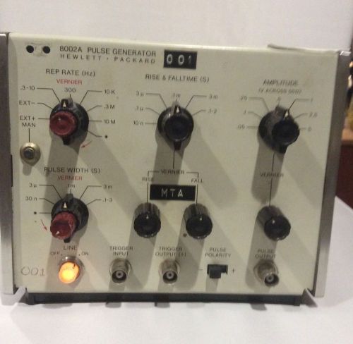 Pulse Generator, Hewlett Packard 8002A