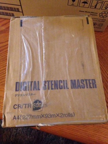 Risograph CR/TR Digital Stencil Master