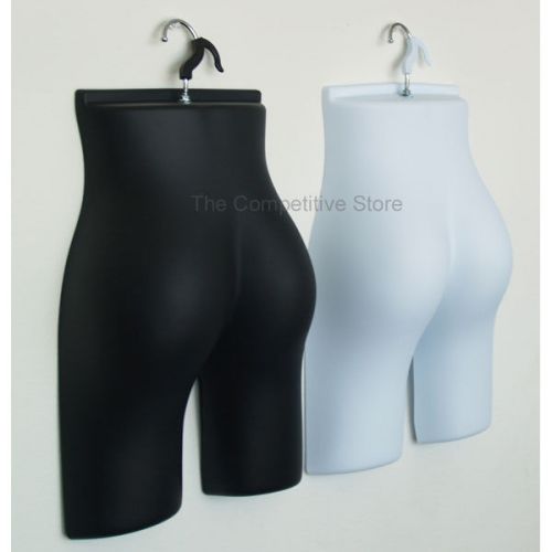 Youth Pants Lingerie Mannequin Forms Set For 1-3 Youth Sizes - Black And White