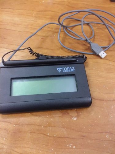 Topaz SigLite LCD 1X5 T-L460-HSB - Signature terminal - Wired - USB - PC