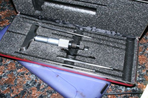 STARRETT 449 0-3&#034; DEPTH MICROMETERS BLADE MICS MIKES