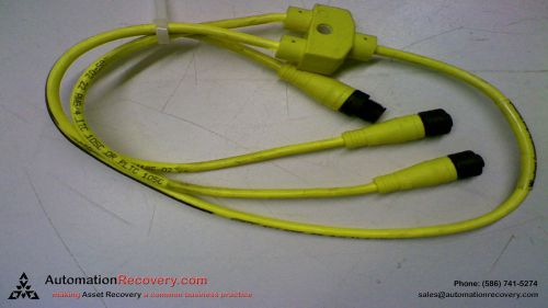 WOODHEAD CONNECTIVITY 884F30K05M05M03 4P SPLITTER CORDSET M/FF 0.3M, NEW*