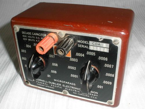 CDE DECADE CAPACITOR (5% ACCURACY)