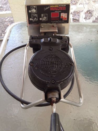 Golden Malted Waffle Maker