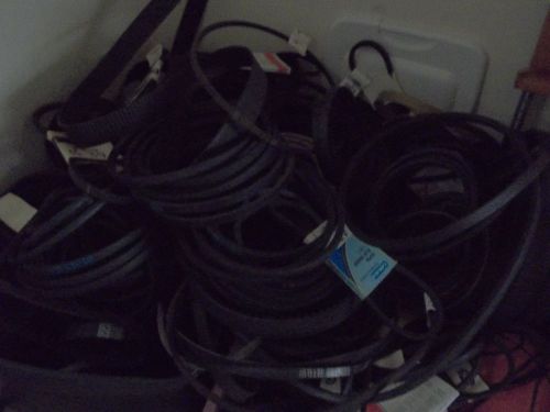 Lot of over 120 lawnmower belts timing belts**GATES,  D &amp; D POWER DRIVE, DODGE