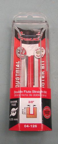 3/8&#034; (dia.) double flute straight bit 04-126 freud for sale