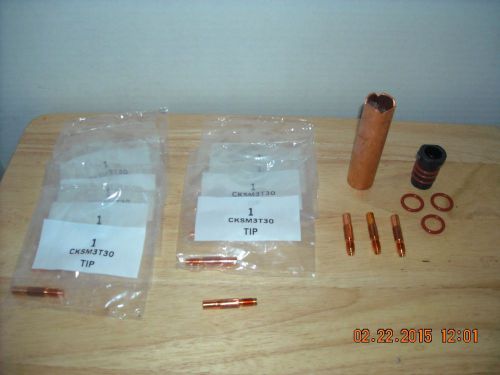 Snap on mig welder parts- tips,nozzle,insulator for sale