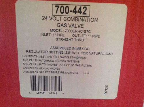 ROBERTSHAW 24v COMBINATION GAS VALVE 700-442  7000ERHC-57C