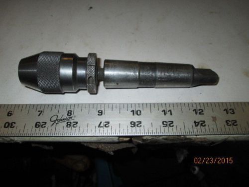 MACHINIST LATHE MILL Large Albrecht Germany Keyless Drill Chuck 0 - 1/4