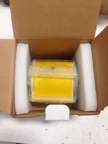 BRADY 76547 YELLOW VINYL TAPE CARTRIDGE 4&#034; X 100&#039; NIB