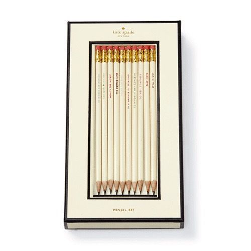 KATE SPADE NEW YORK PENCIL SET