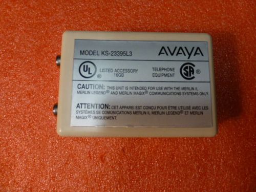 Avaya Telephone System  Music on Hold  MOH Adapter - MN:   KS-23395L3