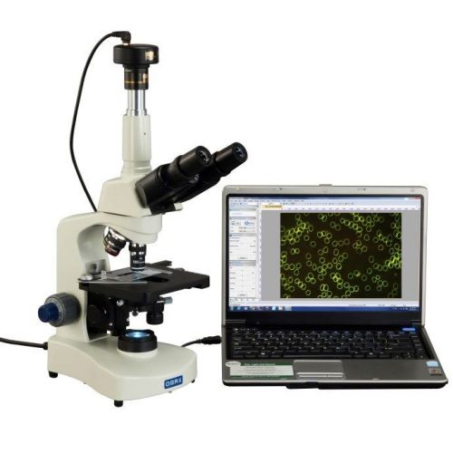 OMAX 40X-2500X Dry Darkfield/Brightfield Trinocular LED Microscope+1.3MP Camera