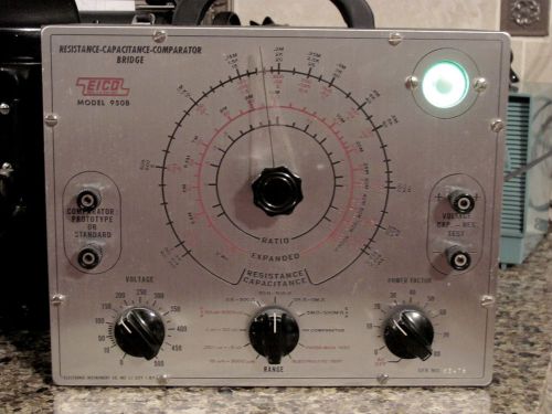 Vintage 1950s EICO RESISTANCE CAPACITANCE COMPARATOR BRIDGE Model 950B