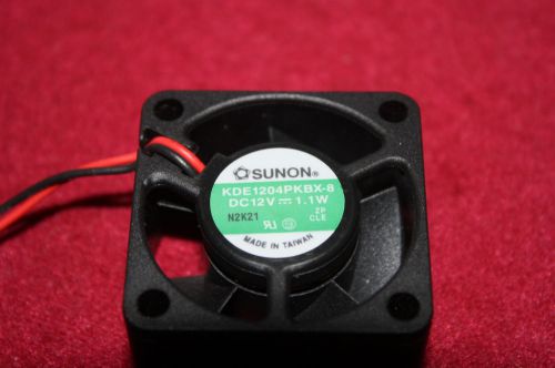 Fan sunon kde1204pkbx-8 40mm x 40mm x 20mm 12vdc 10cfm lot of 2