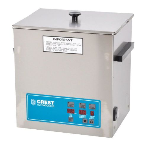 New crest cp1100d 12 liter benchtop ultrasonic cleaner, timer, heat, degas for sale